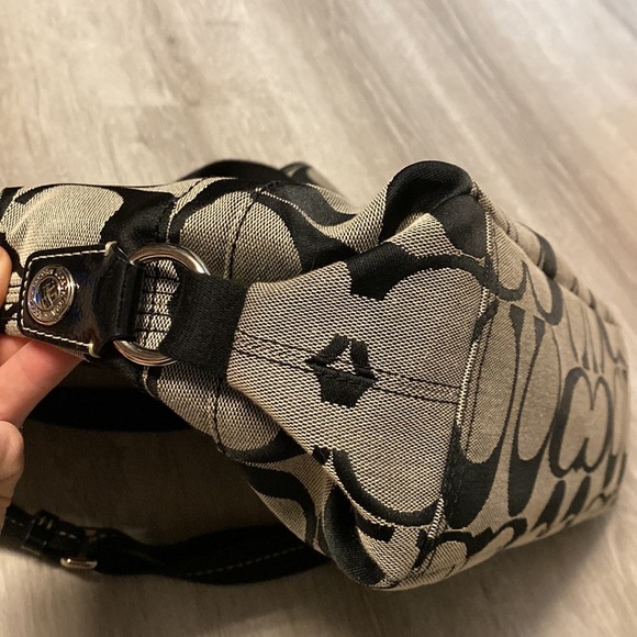 Coach Monogram Shoulder Bag with Removable Crossbody Strap - Picture 7 of 13